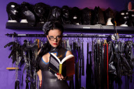 Hannah Platt aka Miss Absolute who is studying for a doctorate in 'Chastity and Cuckolding', London, Britain - 16 Nov 2011