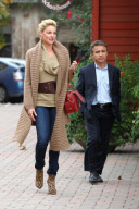 Katherine Heigl goes to see the Muppets