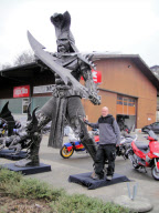 Sculptures and Statues Made from Engine Parts by Tom Samui, Switzerland - Nov 2011