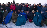 Expedition 29 Landing, outside Arkalyk, Kazakhstan - 22 Nov 2011