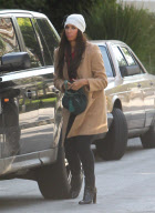 EXCLUSIVE... Leona Lewis Arrives in a Range Rover to the Sunset Marquis