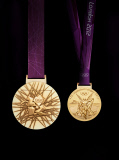 London 2012 Olympic medals designed by British artist David Watkins, Britain - 28 Jul 2011