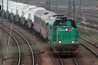 Castor-Transport 2011: Der Transportzug erreicht Deutschland