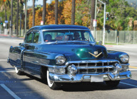 Dita Von Teese Drives Around in her Vintage Cadillac