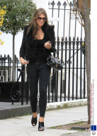 Elizabeth Hurley out and about in, London, Britain - 10 Mar 2011