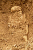 Couple discover remains of four Anglo Saxon bodies beneath their patio, Ratley, Warwickshire - 23 Nov 2011