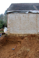 Couple discover remains of four Anglo Saxon bodies beneath their patio, Ratley, Warwickshire - 23 Nov 2011