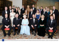 Queen Elizabeth II and Prince Philip with members of their family on the occasion of a dinner hosted to mark their forthcoming Diamond Wedding Anniversary, Clarence House, London, Britain  - 18 Nov 2007