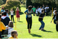 DC:  MICHELLE OBAMA HOSTS HEALTHY KIDS FAIR
