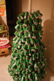 Drink can Christmas tree, Lafayette, Louisiana, America - 30 Nov 2011