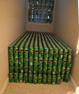 Drink can Christmas tree, Lafayette, Louisiana, America - 30 Nov 2011