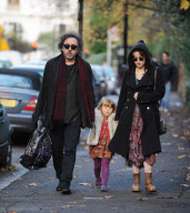 HELENA BONHAM CARTER AND TIM BURTON IN HAMPSTEAD!