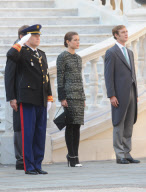 Monaco National Day Celebrations in the Palace Courtyard