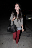 Lily Collins leaves Newsroom Cafe