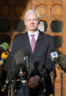WikiLeaks founder Julian Assange at the High Court in London, Britain - 05 Dec 2011