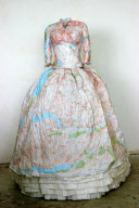Paper Victorian dresses by Susan Stockwell, London, Britain  - Dec 2011