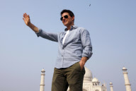 Tom Cruise and Anil Kapoor at the Taj Mahal in Agra, India - 03 Dec 2011