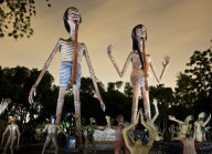 Wang Saen Suk Hell Garden, near Bangkok, Thailand - 25 Nov 2011