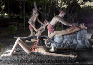 Wang Saen Suk Hell Garden, near Bangkok, Thailand - 25 Nov 2011
