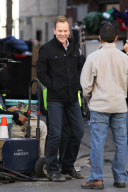 *EXCLUSIVE* First look at Kiefer Sutherland filming new show "Touch"