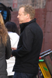 *EXCLUSIVE* First look at Kiefer Sutherland filming new show "Touch"
