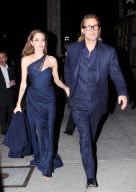 EXCLUSIVE Angelina Jolie and Brad Pitt go to dinner after screening