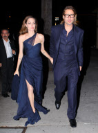 EXCLUSIVE Angelina Jolie and Brad Pitt go to dinner after screening