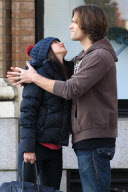 *EXCLUSIVE*  Jared and Genevieve Padalecki caught in PDA  [NO Canada, NO UK, NO Ireland, No Germany, NO Austria]