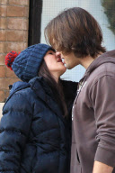 *EXCLUSIVE*  Jared and Genevieve Padalecki caught in PDA  [NO Canada, NO UK, NO Ireland, No Germany, NO Austria]