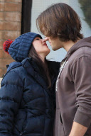 *EXCLUSIVE*  Jared and Genevieve Padalecki caught in PDA  [NO Canada, NO UK, NO Ireland, No Germany, NO Austria]