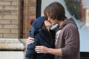 *EXCLUSIVE*  Jared and Genevieve Padalecki caught in PDA  [NO Canada, NO UK, NO Ireland, No Germany, NO Austria]