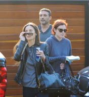 Demi Moore and a Friend Visit with Rumer