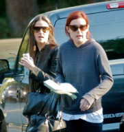 Demi Moore and a Friend Visit with Rumer