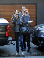 Demi Moore and a Friend Visit with Rumer
