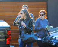Demi Moore and a Friend Visit with Rumer