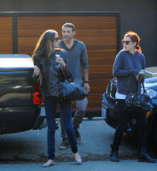 Demi Moore and a Friend Visit with Rumer