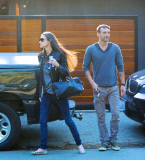 Demi Moore and a Friend Visit with Rumer