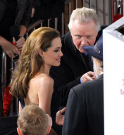 Angelina Jolie and Jon Voight arrive at the premiere of FilmDistrict's 'In the Land of Blood and Honey' 