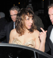 Stars leaving the Punchbowl pub, London, Britain - 08 Dec 2011