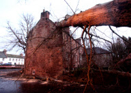 Severe storms hit Scotland, Britain - 08 Dec 2011