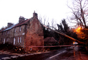 Severe storms hit Scotland, Britain - 08 Dec 2011