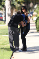 *EXCLUSIVE*Alanis Morissette : Saturday Stroll with the Family