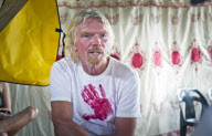 Christian Slater and Richard Branson open Mpumalanga creche in Limpopo, South Africa - 12 Dec 2011