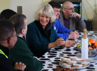 Camilla, Duchess of Cornwall visits Emmaus homeless charity, Greenwich, London, Britain - 14 Dec 2011