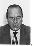 PARIS : Jacques Chirac en conference de presse - Expressions et postures