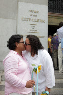 Happy gays wed in NY  - Pictures of the Year 2011