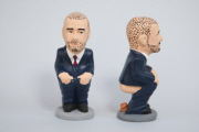Traditional Catalonian Caganer statues, Spain - Dec 2011