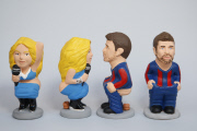 Traditional Catalonian Caganer statues, Spain - Dec 2011
