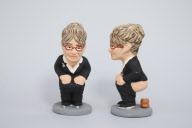 Traditional Catalonian Caganer statues, Spain - Dec 2011