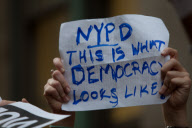 Occupy Wall Street protests police brutality at Manhattan DA's Office  - Pictures of the Year 2011
